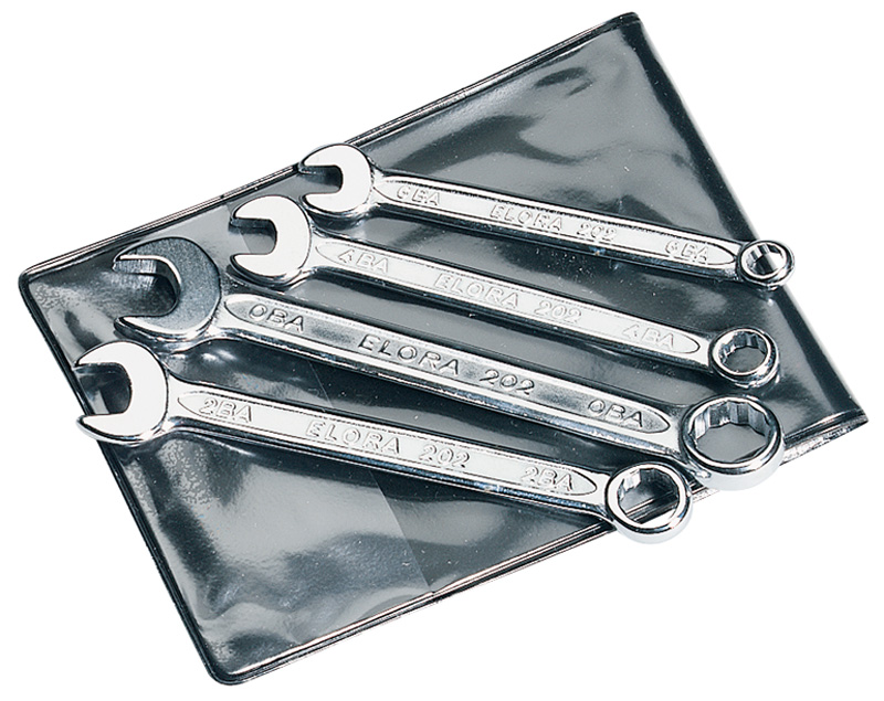 4 Piece Elora Midget BA Combination Spanner Set - 04197 