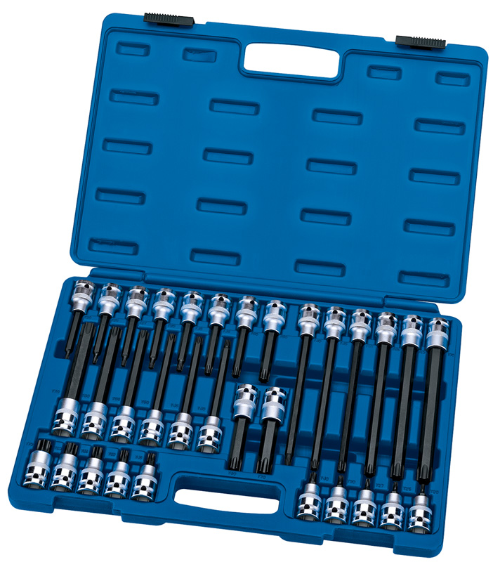 Expert 32 Piece 1/2" Square Drive Draper TX-Star Socket Bit Set - 04277 