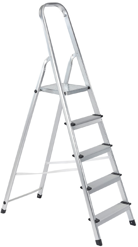 Expert 5 Step Aluminium Ladder To EN131 - 04624 