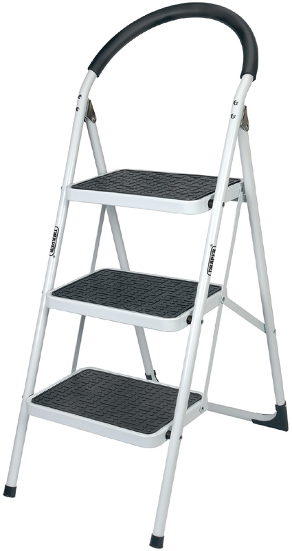 3 Step Steel Ladder To EN14183 - 04679 - DISCONTINUED 