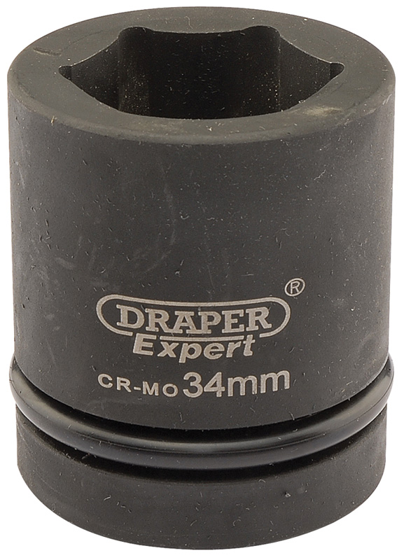 Expert 34mm 1" Square Drive Hi-Torq® 6 Point Impact Socket - 05114 