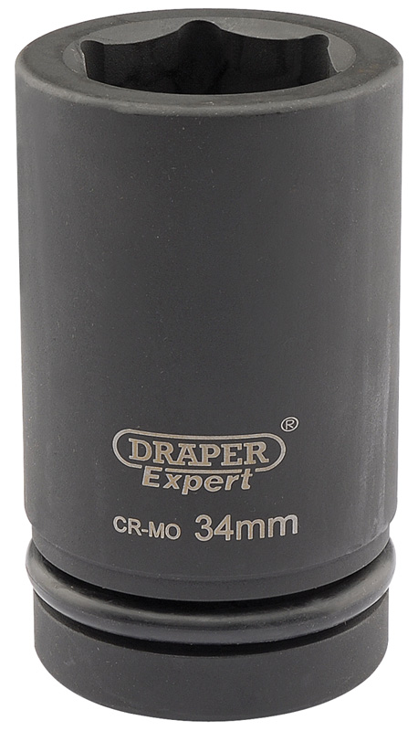 Expert 34mm 1" Square Drive Hi-Torq® 6 Point Deep Impact Socket - 05148 