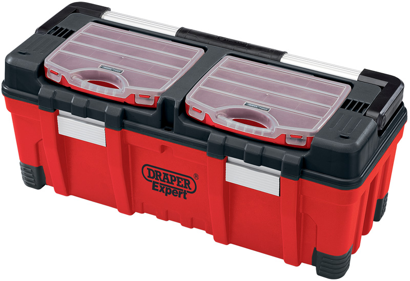 Expert 30L Tool Box With Organisers And TOTE Tray - 05178 