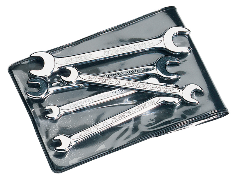 5 Piece Elora Midget BA Double Open End Spanner Set - 05210 