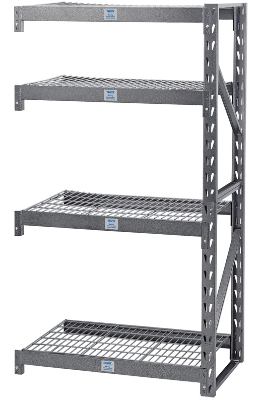 Expert Heavy Duty Steel 4 Shelving Extension Unit - 1040 X 610 X 1830mm - 05231 