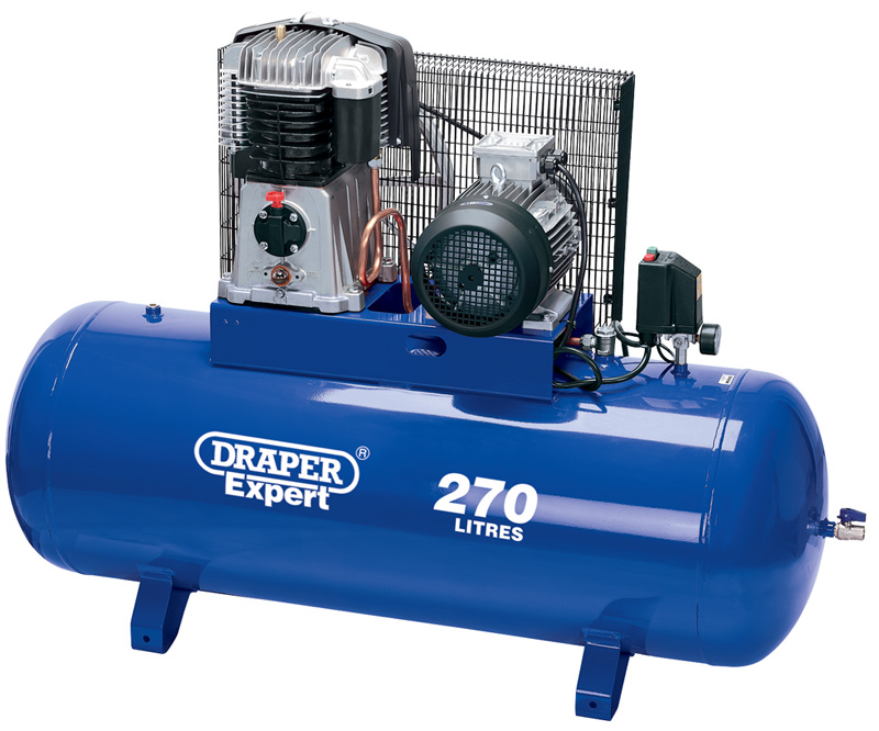 Expert 270L 415V 5.5KW Belt-Driven Air Compressor - 05638 