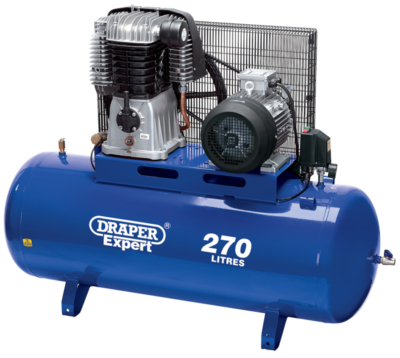 Expert 270L 415V 7.5KW Belt-Driven Air Compressor - 05639 