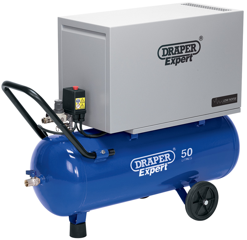 Expert 50L 230V 1.8KW Low Noise Air Compressor - 05640 