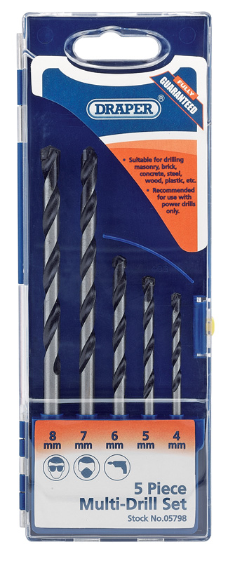 5 Piece Multi Drill Set - 05798 