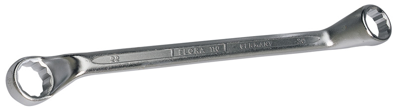 20mm X 22mm Elora Deep Crank Metric Ring Spanner - 06242 