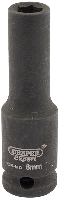 Expert 8mm 3/8" Square Drive Hi-Torq® 6 Point Deep Impact Socket - 06881 