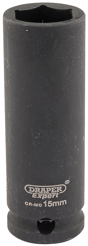 Expert 15mm 3/8" Square Drive Hi-Torq® 6 Point Deep Impact Socket - 06888 