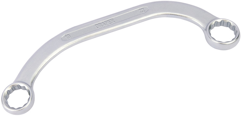 19 X 22mm Half Moon Ring (Obstruction) Spanner - 07209 