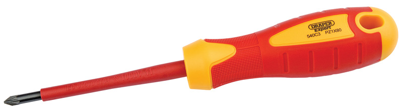 Expert No. 1 X 80mm Fully Insulated PZ Type Screwdriver (Sold Loose) - 07492 
