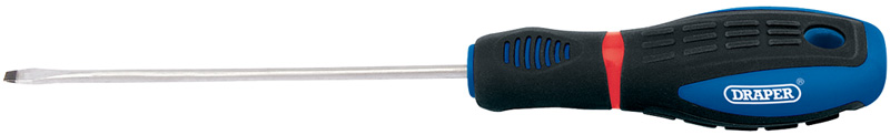 3.2 X 100mm Soft Grip Plain Slot Screwdriver - 07498 