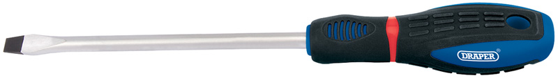 8.0 X 150mm Soft Grip Plain Slot Screwdriver - 07502 