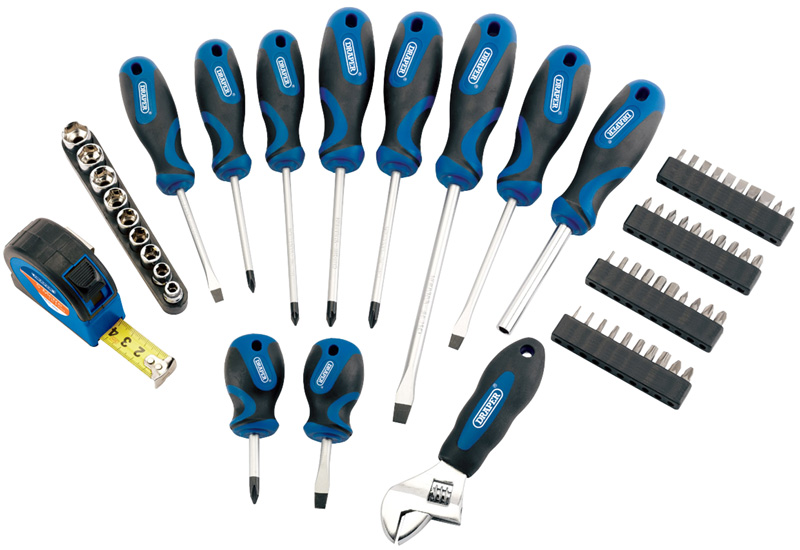 61 Piece Soft Grip Tool Kit - 09549 