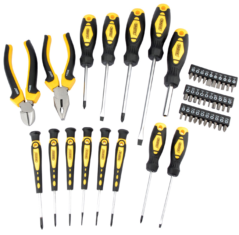 DIY Series 45 Piece Screwdriver And Pliers Set - 09552 