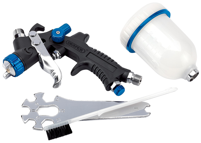 100ml Gravity Feed HVLP Composite Body Air Spray Gun - 09709 