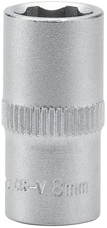 Expert 8.0mm 1/4" Square Drive Satin Chrome Hi-Torq® 6 Point Socket - 09822 