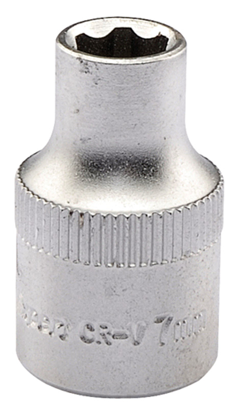 Expert 7mm 3/8" Square Drive Hi-Torq® Satin Chrome 6 Point Socket - 09831 - SOLD-OUT!! 