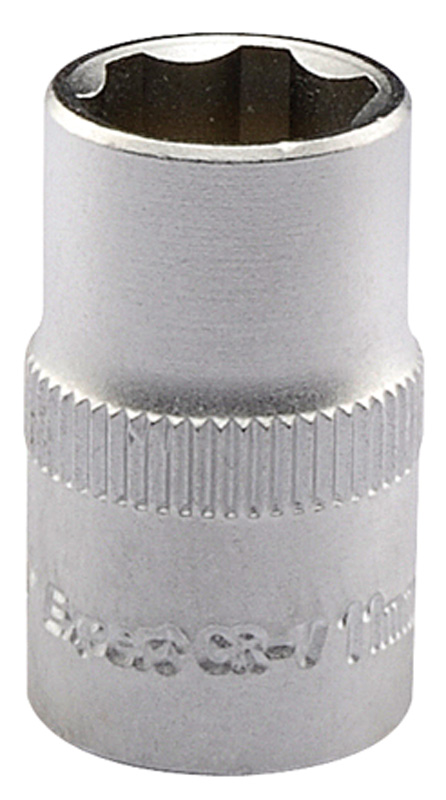 Expert 11mm 3/8" Square Drive Hi-Torq® Satin Chrome 6 Point Socket - 09835 