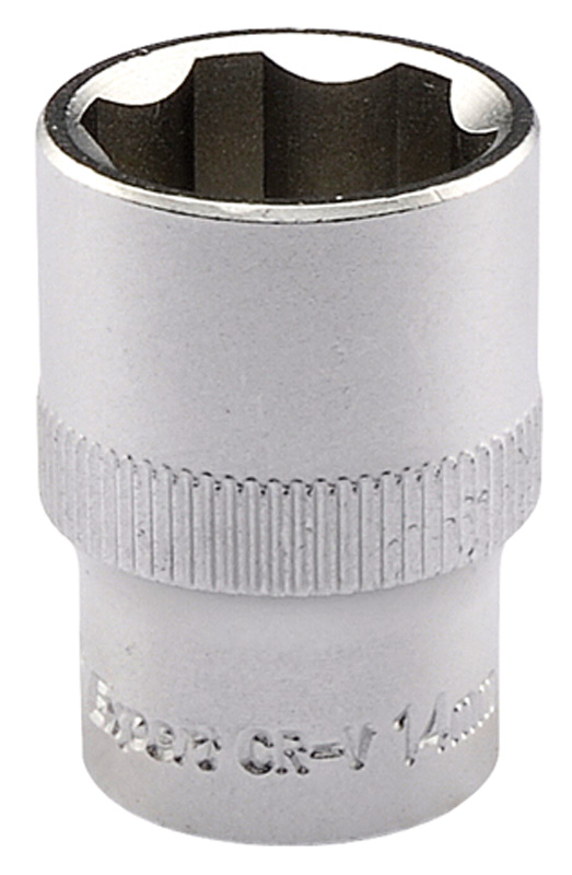 Expert 14mm 3/8" Square Drive Hi-Torq® Satin Chrome 6 Point Socket - 09838 