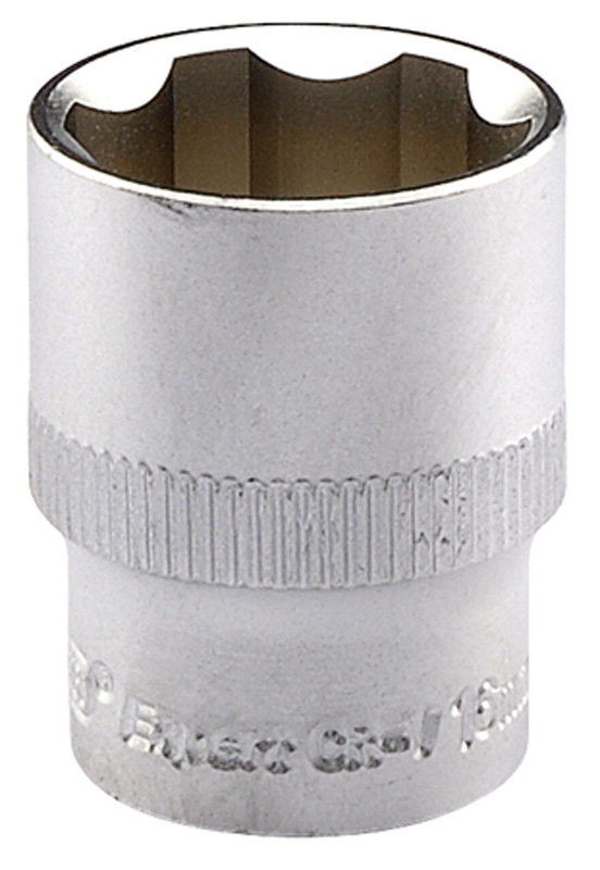 Expert 16mm 3/8" Square Drive Hi-Torq® Satin Chrome 6 Point Socket - 09840 