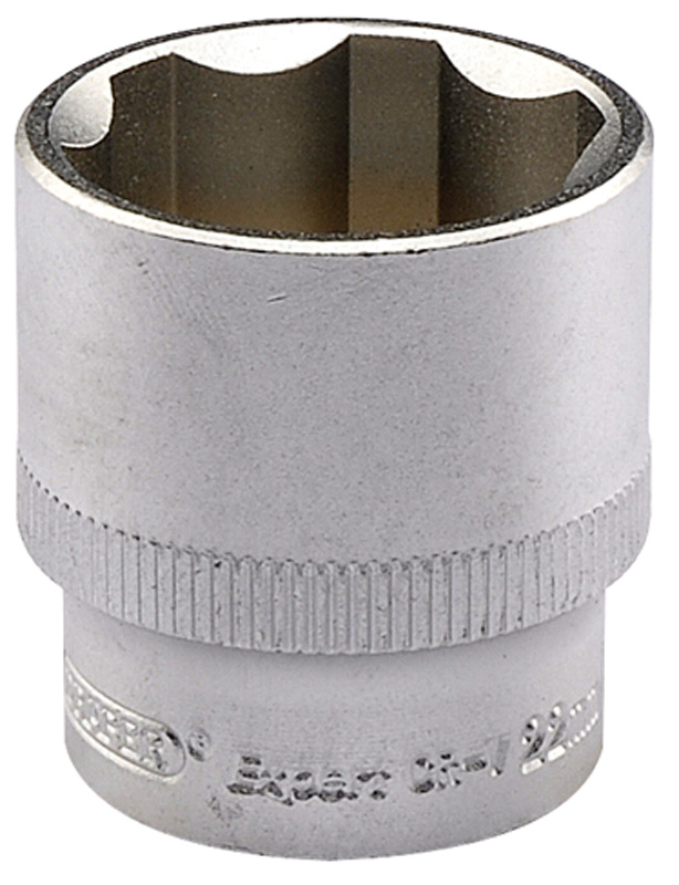 Expert 22mm 3/8" Square Drive Hi-Torq® Satin Chrome 6 Point Socket - 09844 