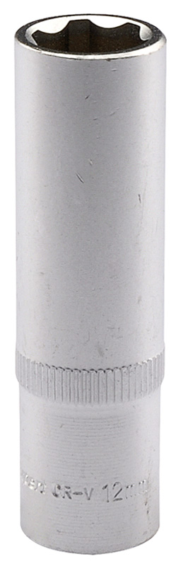 Expert 12mm 3/8" Square Drive Hi-Torq® Satin Chrome 6 Point Deep Socket - 09847 