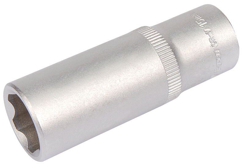 Expert 15mm 3/8" Square Drive Hi-Torq® Satin Chrome 6 Point Deep Socket - 09850 