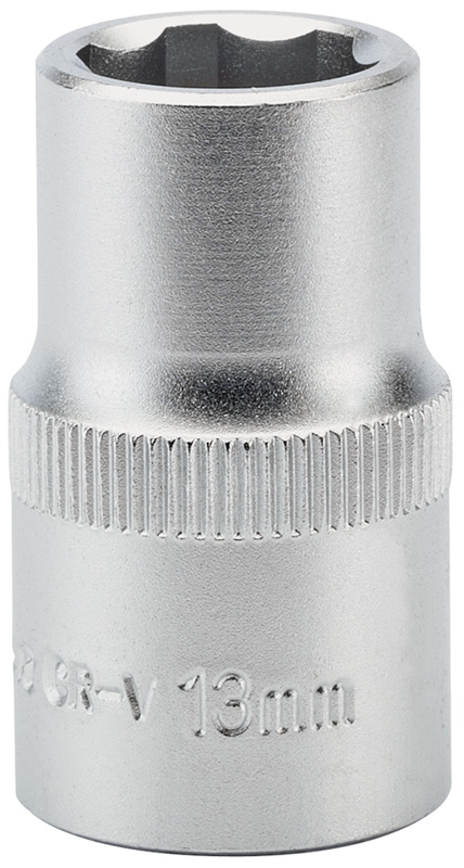 Expert 13mm 1/2" Square Drive Hi-Torq® Satin Chrome 6 Point Socket - 09859 