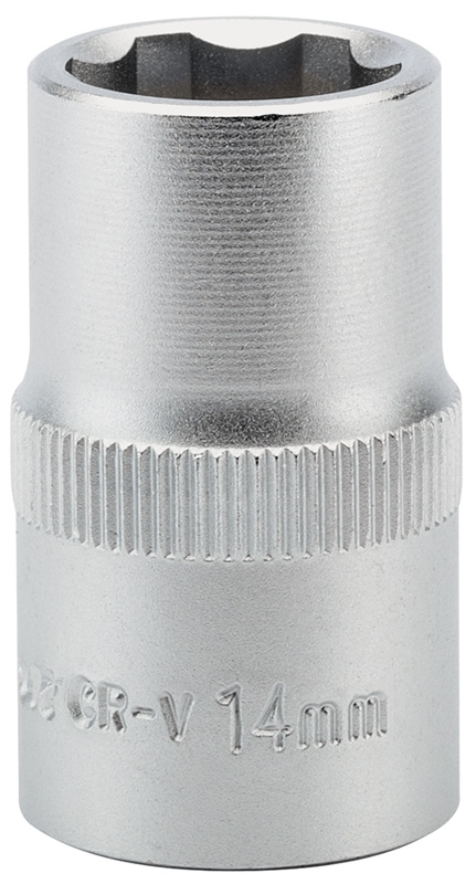 Expert 14mm 1/2" Square Drive Hi-Torq® Satin Chrome 6 Point Socket - 09860 