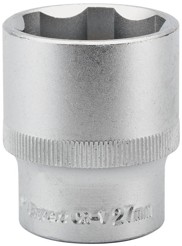 Expert 28mm 1/2" Square Drive Hi-Torq® Satin Chrome 6 Point Socket - 09874 