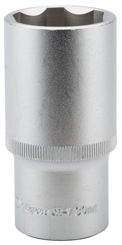 Expert 30mm 1/2" Square Drive Hi-Torq® Satin Chrome 6 Point Deep Socket - 09890 