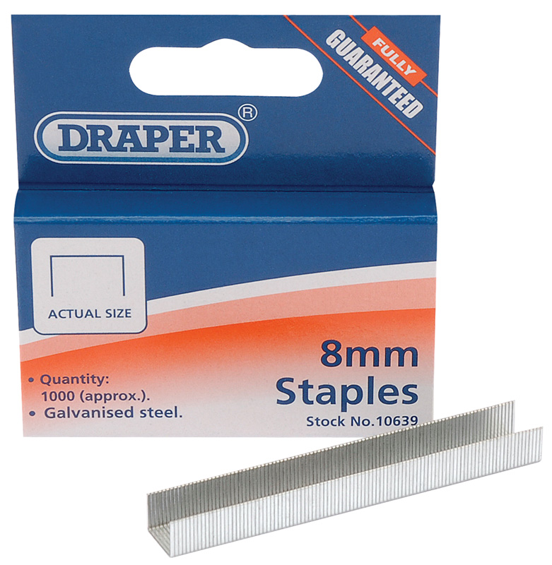 8mm Steel Staples (1000) - 10639 