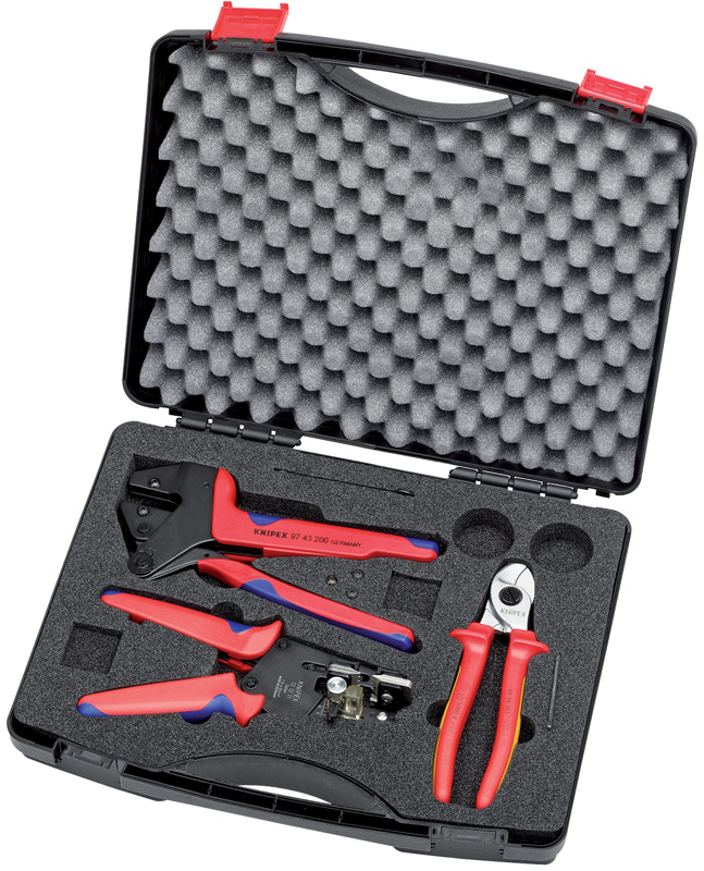 Expert Knipex 3 Piece Solar Panel Installation Kit - 10641 