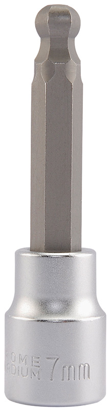 Expert 7mm 3/8" Square Drive Ball End Hexagonal Socket Bits - 10734 