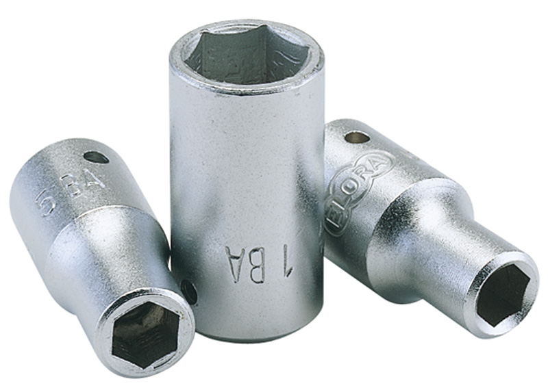 8BA 1/4" Square Drive Elora Hexagon Socket - 11116 