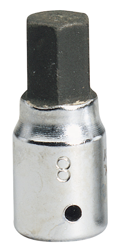 8mm 1/4" Square Drive Elora Hexagon Screwdriver Socket - 11128 