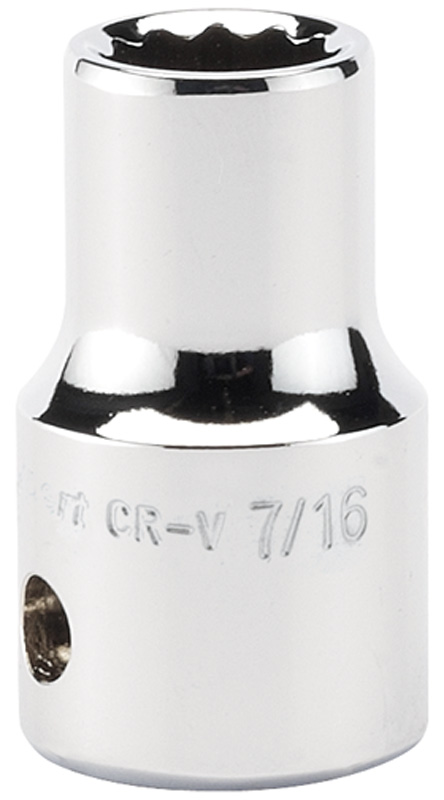 Expert 7/16" 1/2" Square Drive Hi-Torq® 12 Point Socket (Sold Loose) - 11580 