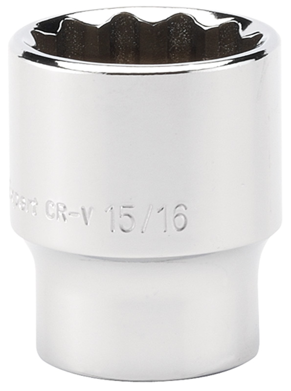 Expert 15/16" 1/2" Square Drive Hi-Torq® 12 Point Socket (Sold Loose) - 11863 