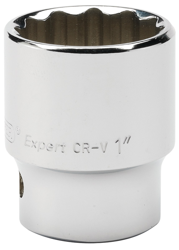 Expert 1" 1/2" Square Drive Hi-Torq® 12 Point Socket (Sold Loose) - 11864 