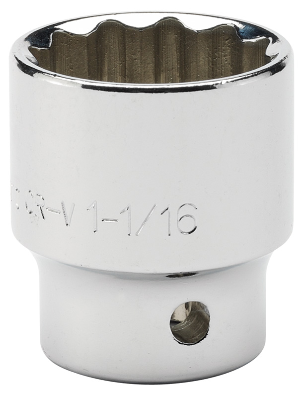 Expert 1.1/16" 1/2" Square Drive Hi-Torq® 12 Point Socket (Sold Loose) - 11865 