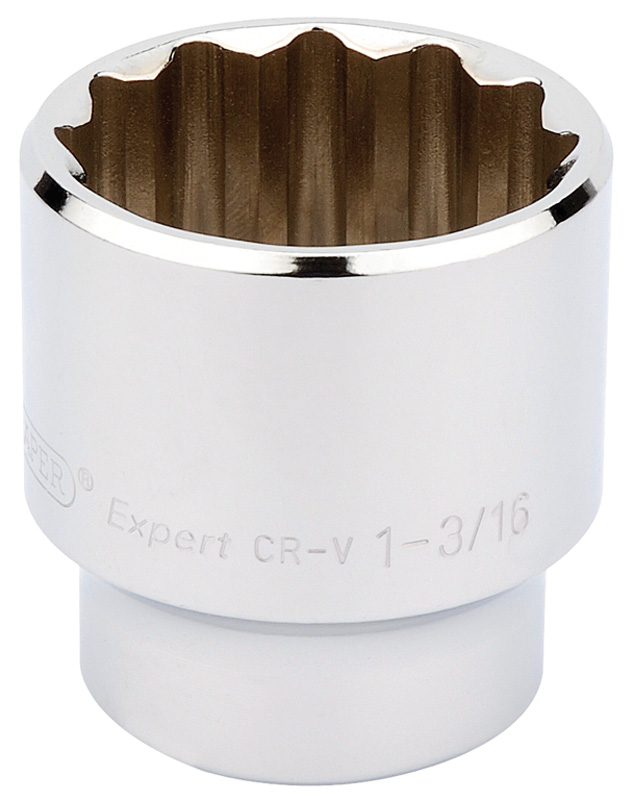 Expert 1.3/16" 1/2" Square Drive Hi-Torq® 12 Point Socket (Sold Loose) - 11867 