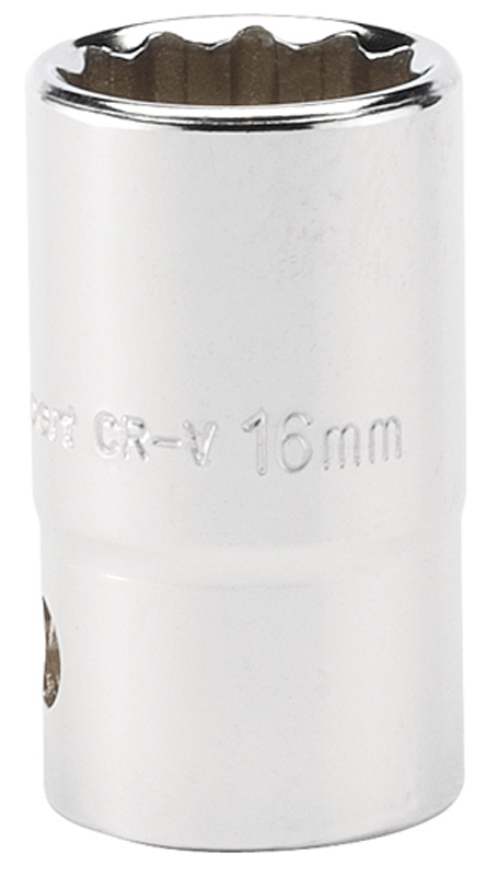 Expert 16mm 1/2" Square Drive Hi-Torq® 12 Point Socket (Sold Loose) - 11878 