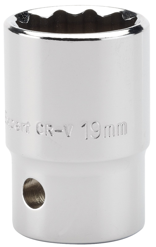 Expert 19mm 1/2" Square Drive Hi-Torq® 12 Point Socket (Sold Loose) - 11881 