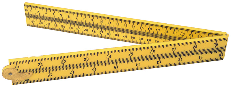 1000mm Or 39" Plastic Folding Rule - 12392 