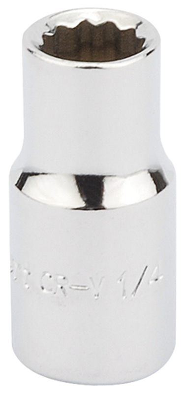 Expert 1/4" 1/4" Square Drive Hi-Torq® 6 Point Socket - 12458 