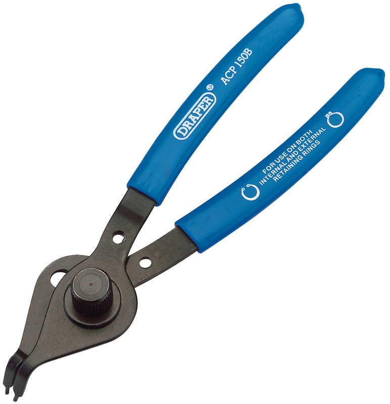 Bent Nose Reversible Circlip Pliers - 12492 